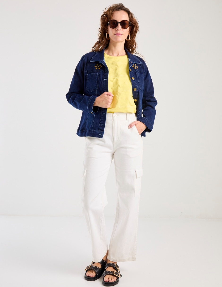 Blusa Lieb manga corta para mujer