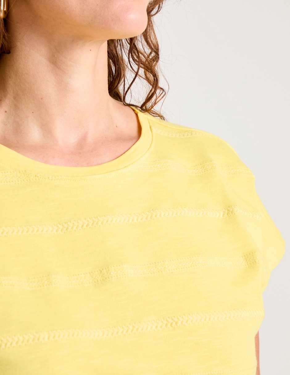 Blusa Lieb manga corta para mujer