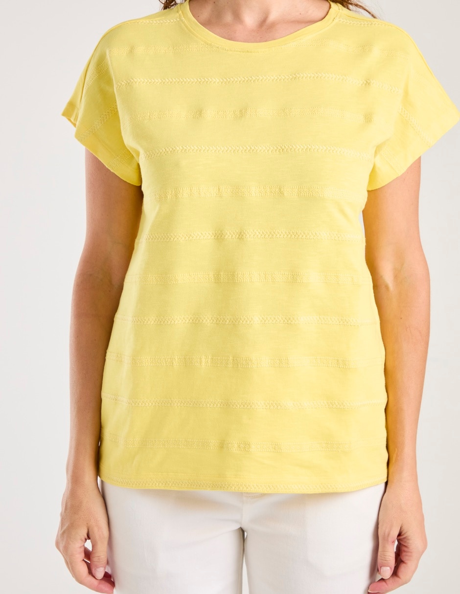 Blusa Lieb manga corta para mujer