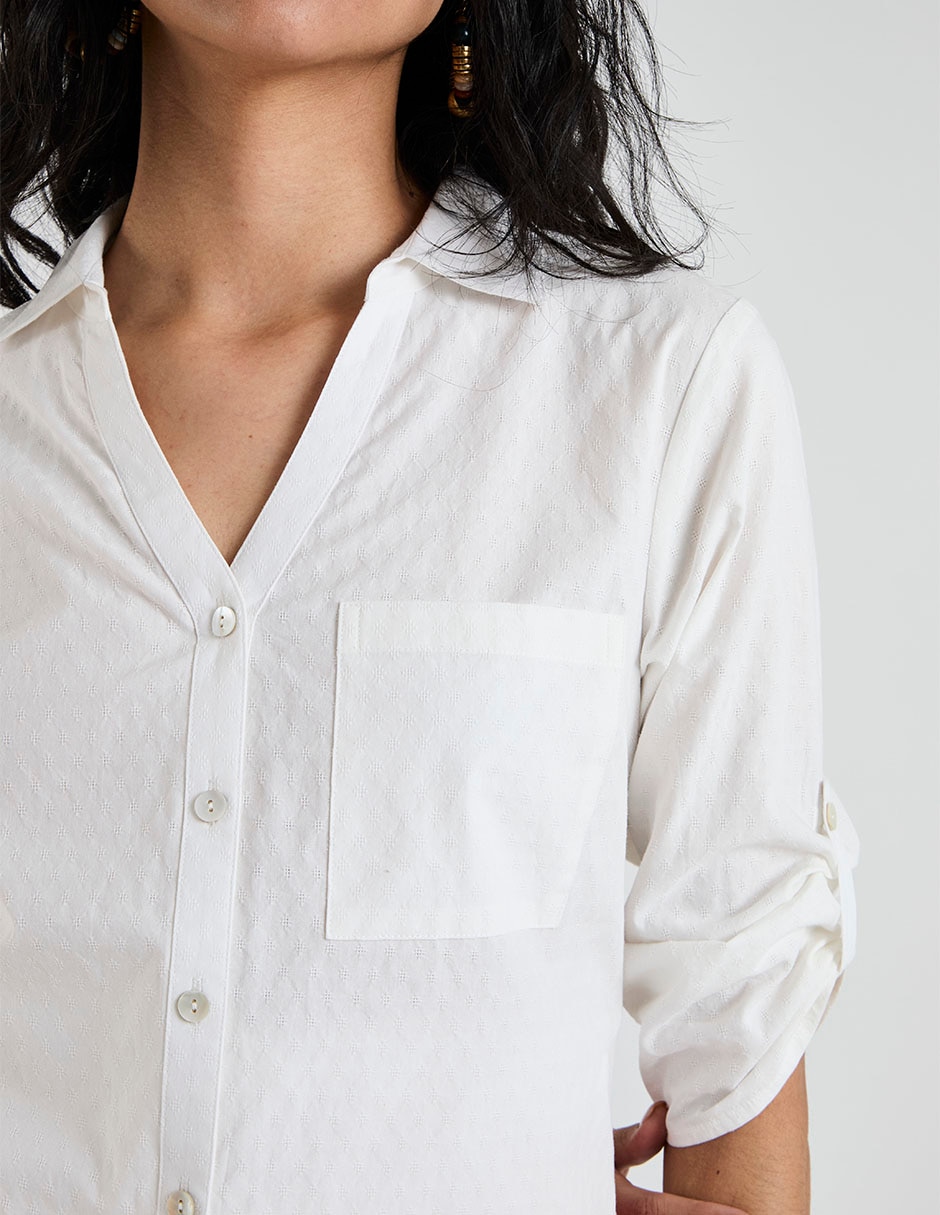 Blusa manga 3/4 para mujer 4