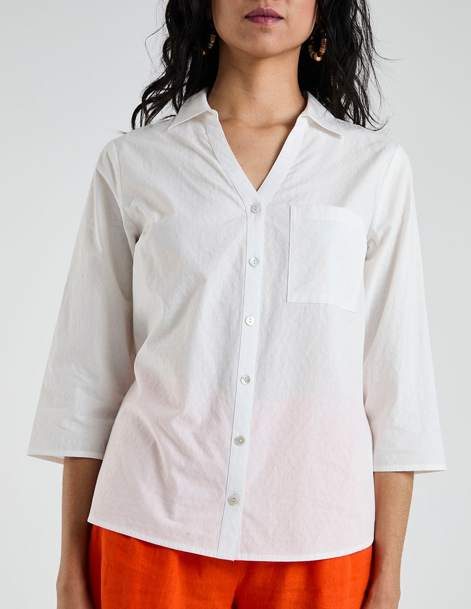 Blusa manga 3/4 para mujer 5