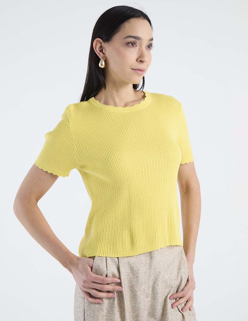 Blusa manga corta para mujer 2
