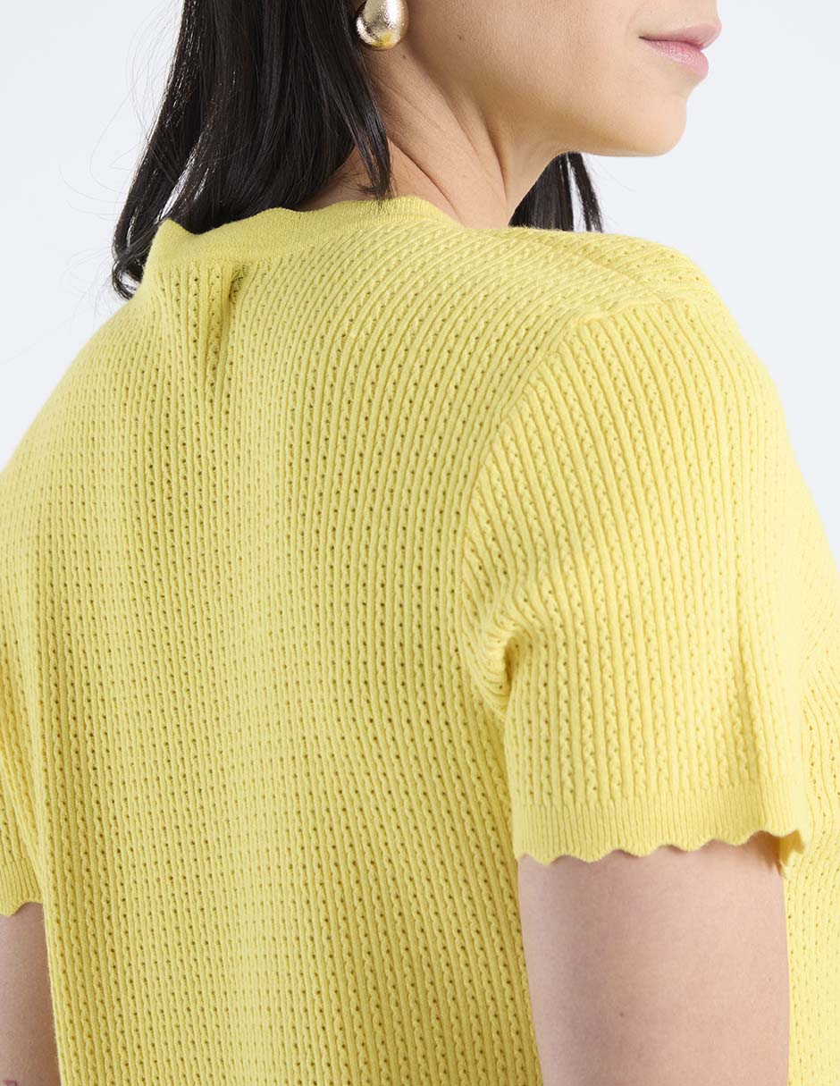Blusa manga corta para mujer 5