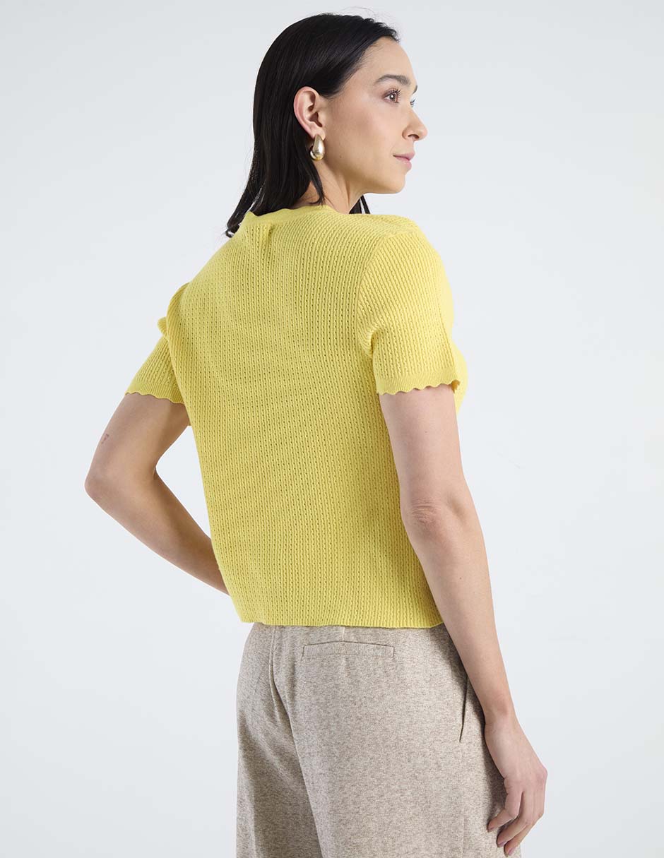 Blusa manga corta para mujer 6