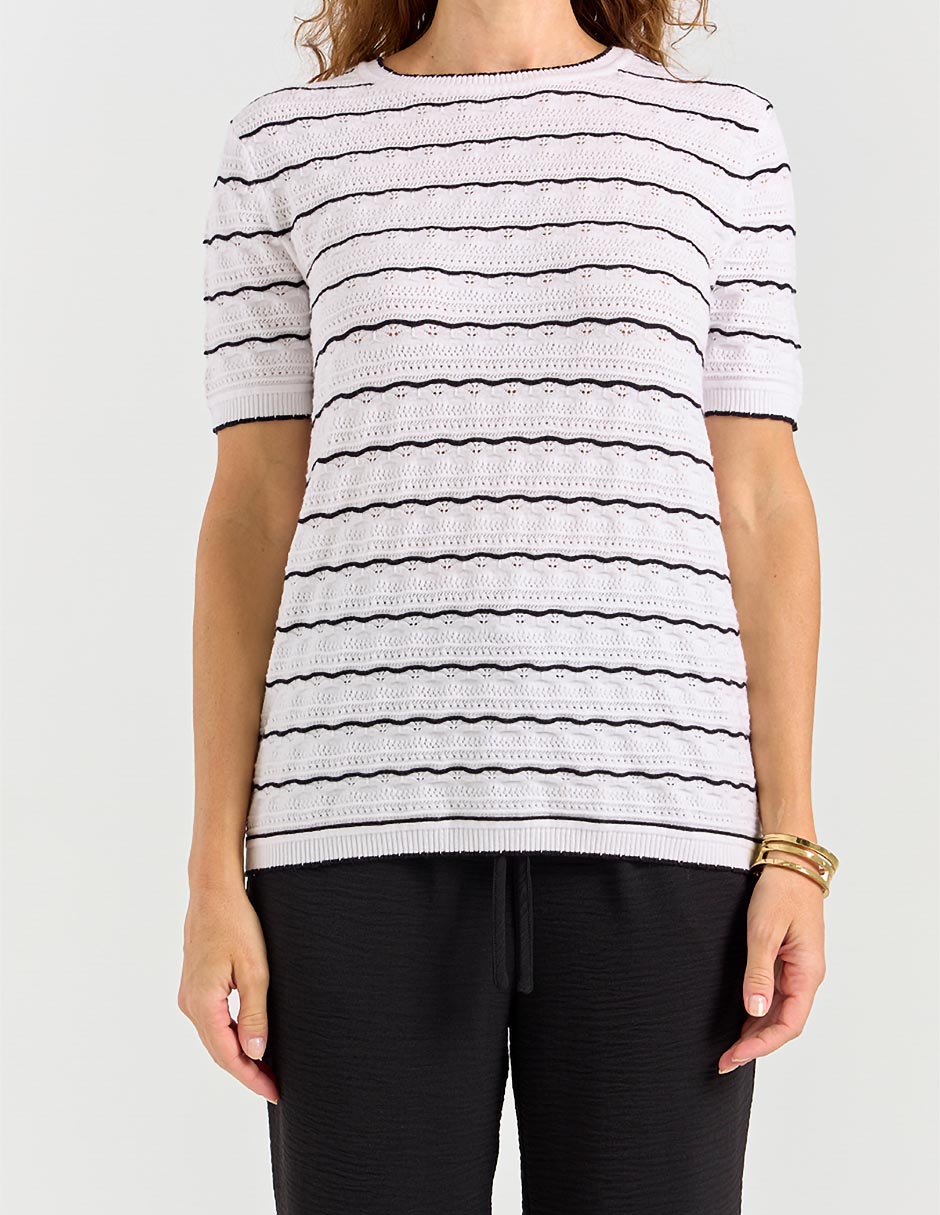 Blusa manga corta para mujer 5