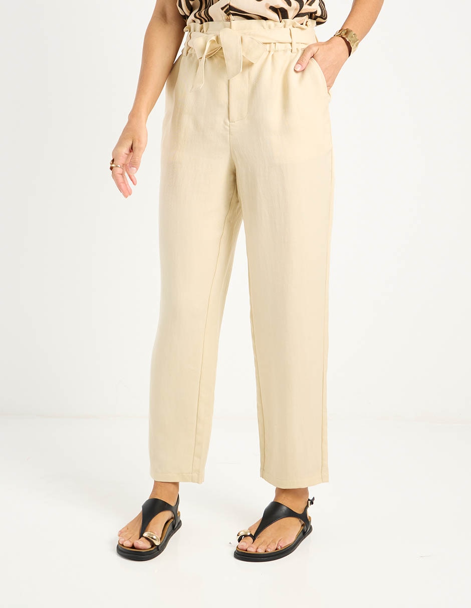 Pantalón relaxed straight para mujer