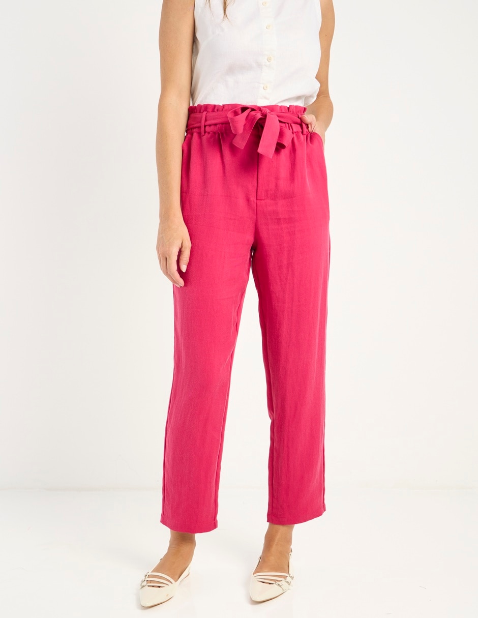 Pantalón relaxed straight para mujer
