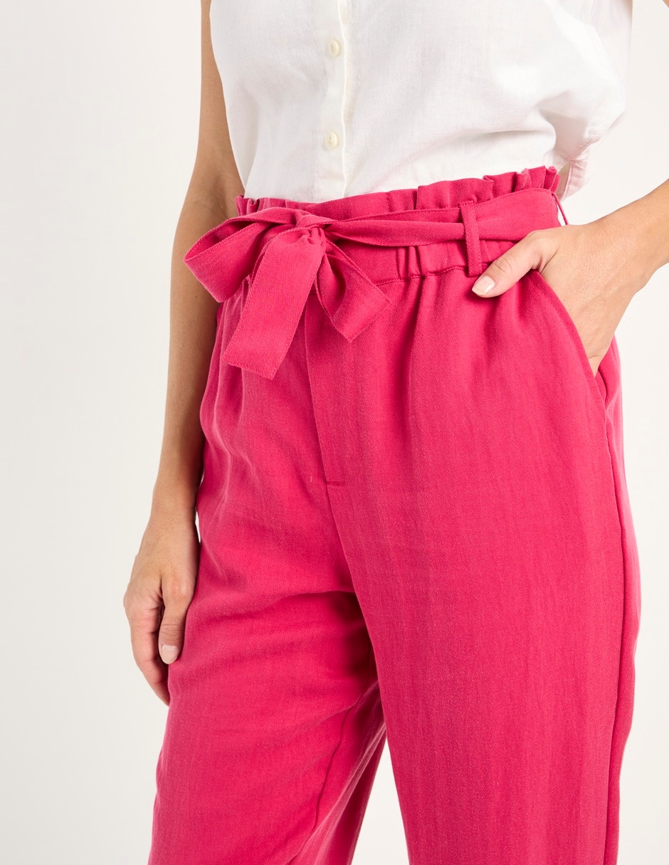 Pantalón relaxed straight para mujer 4
