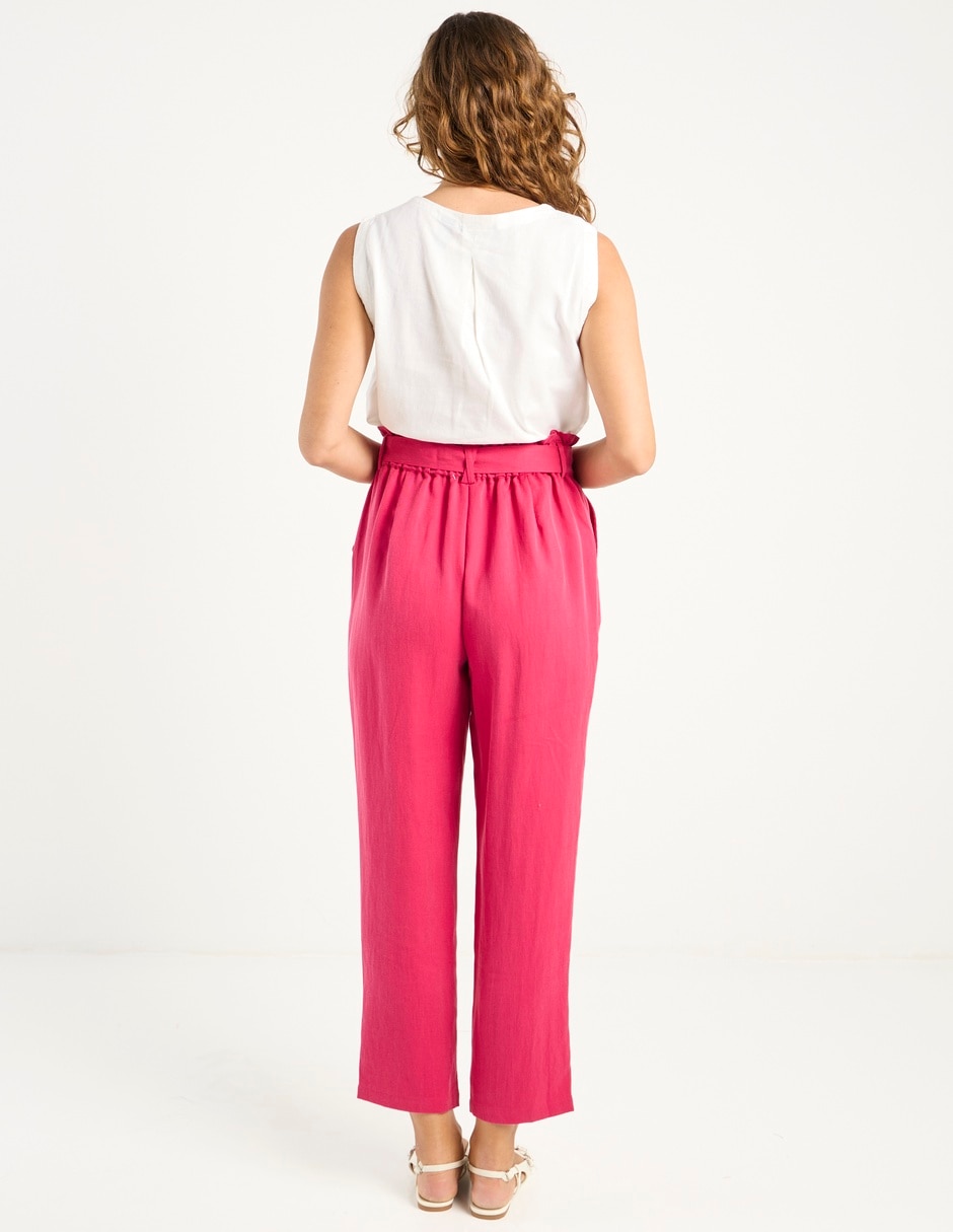 Pantalón relaxed straight para mujer 6