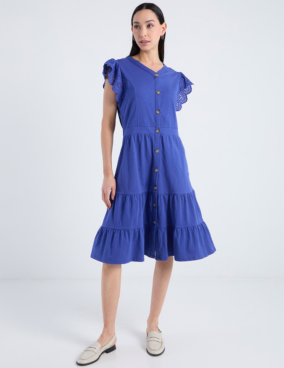 Vestido 3/4 casual Basic para mujer Vestido 3/4 casual Basic para mujer