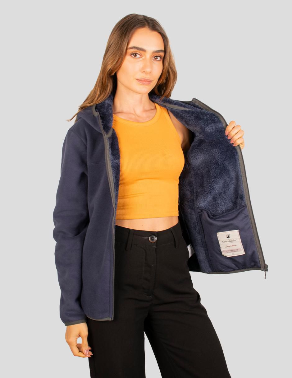 "sudadera" "con" con capucha greenlander "para mujer"
