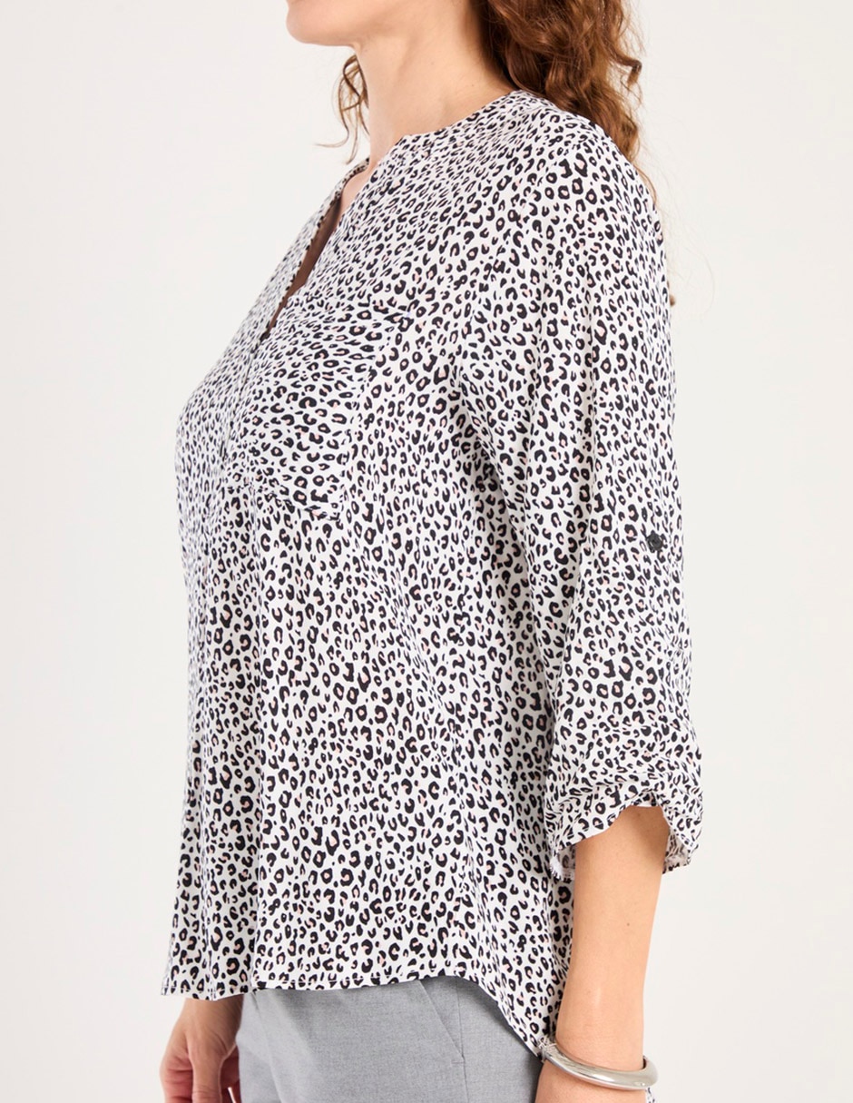 Blusa manga 3/4 para mujer 5