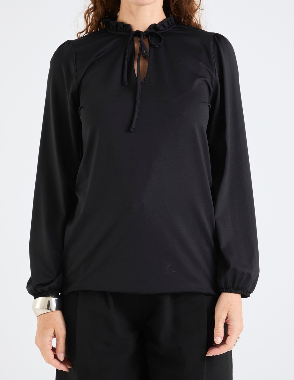 Blusa manga larga para mujer 5