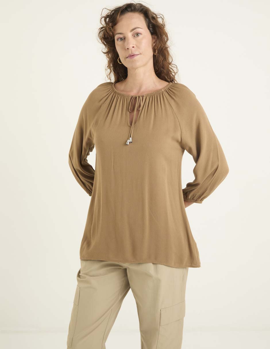 Blusa manga 3/4 para mujer