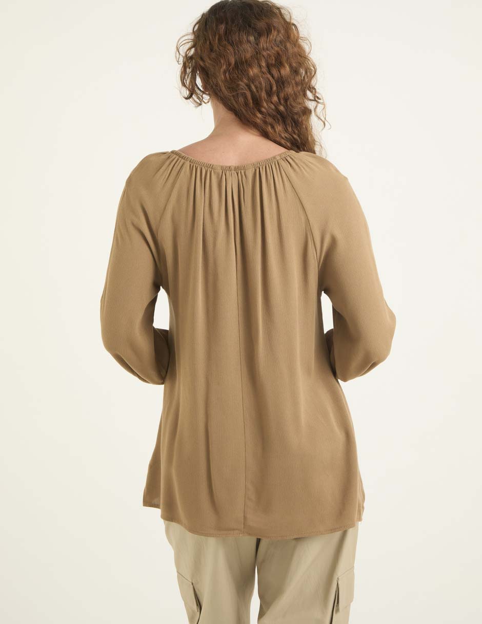 Blusa Lieb manga 3/4 para mujer