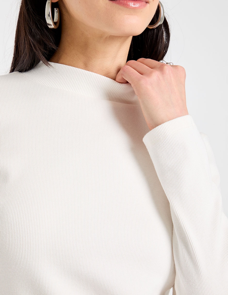 Blusa manga larga para mujer 4
