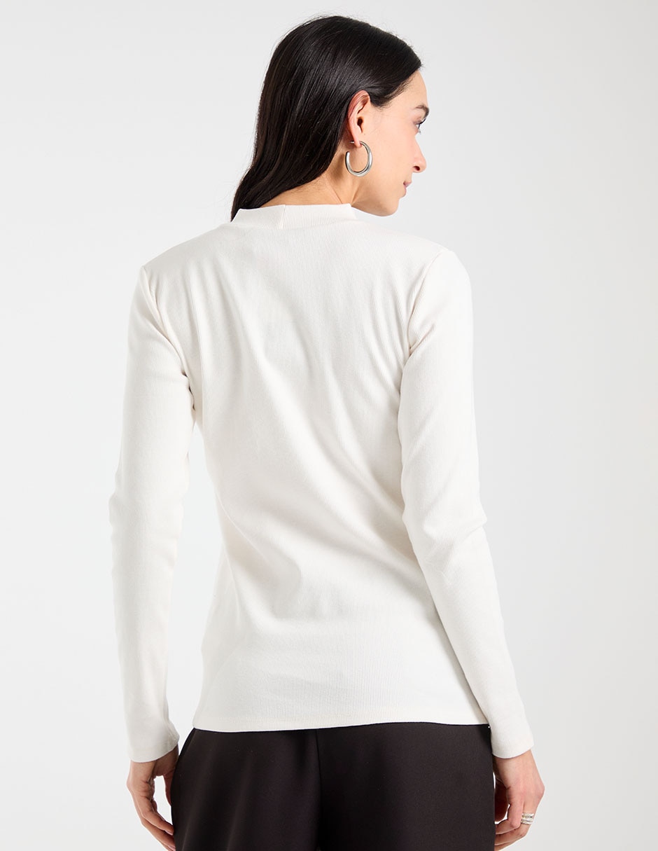 Blusa manga larga para mujer 6