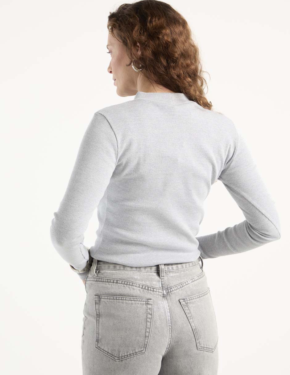 Blusa Lieb manga larga para mujer