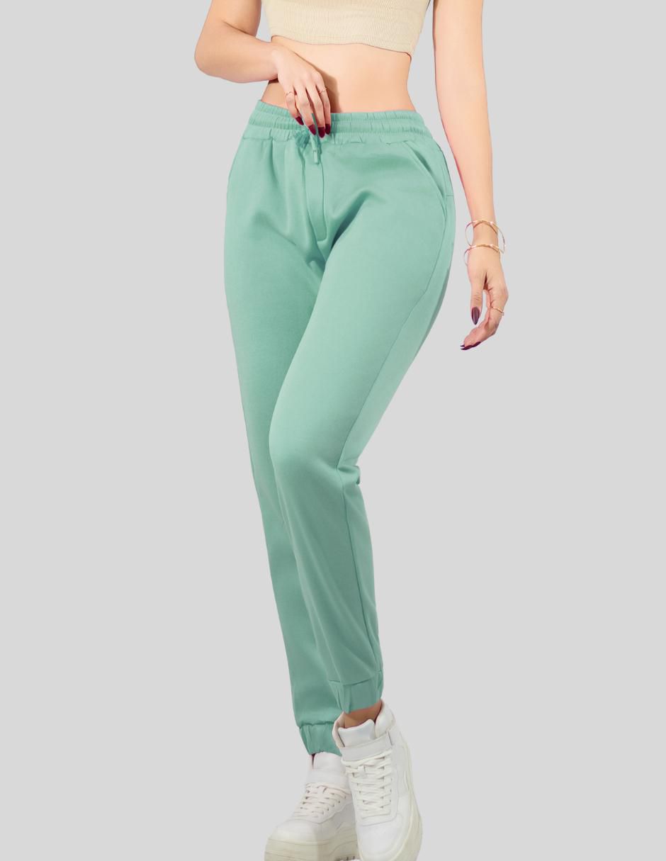 Pants regular con agujeta para mujer