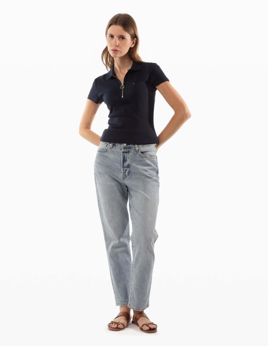 Playera tipo polo para mujer 2
