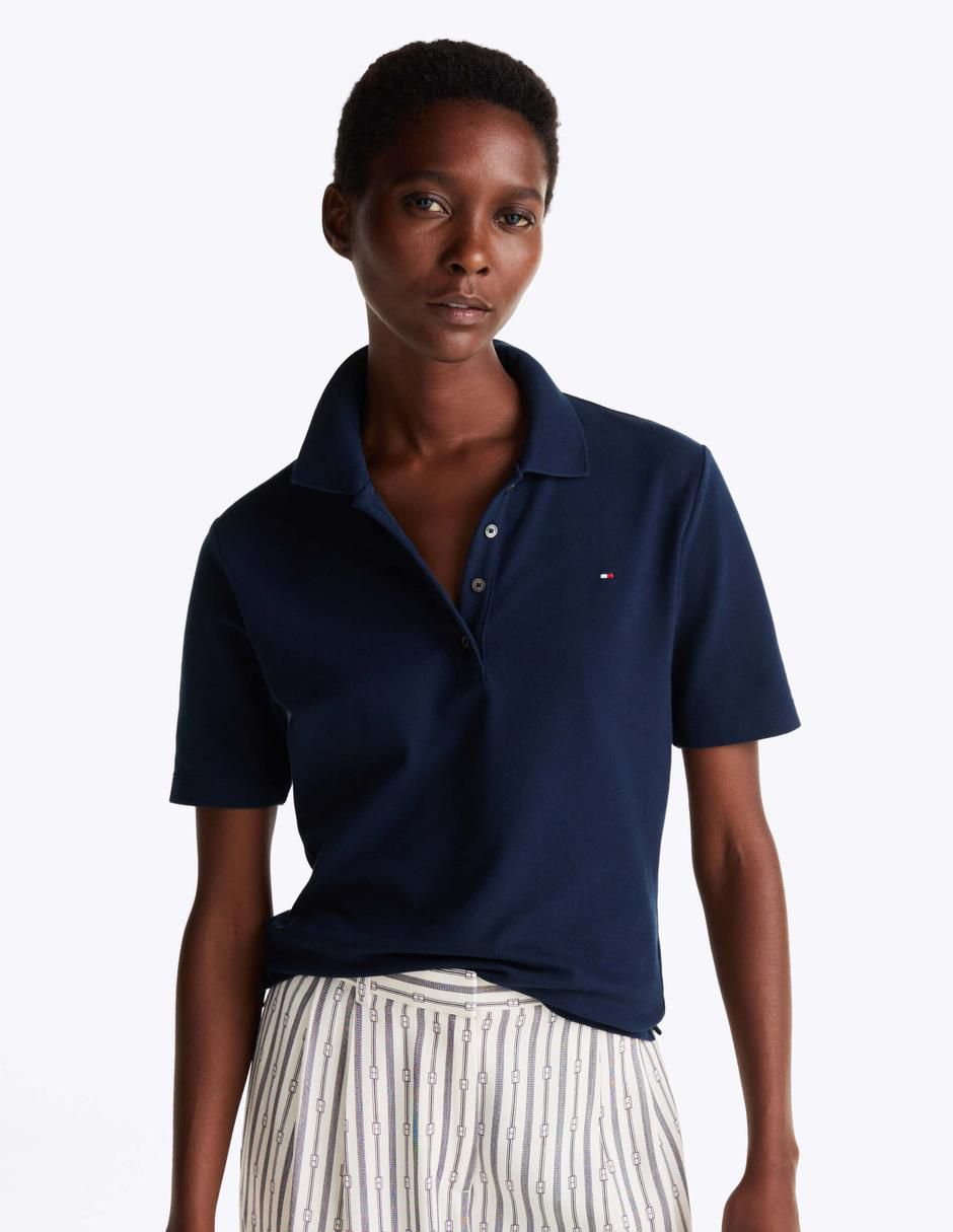 Playera tipo polo para mujer