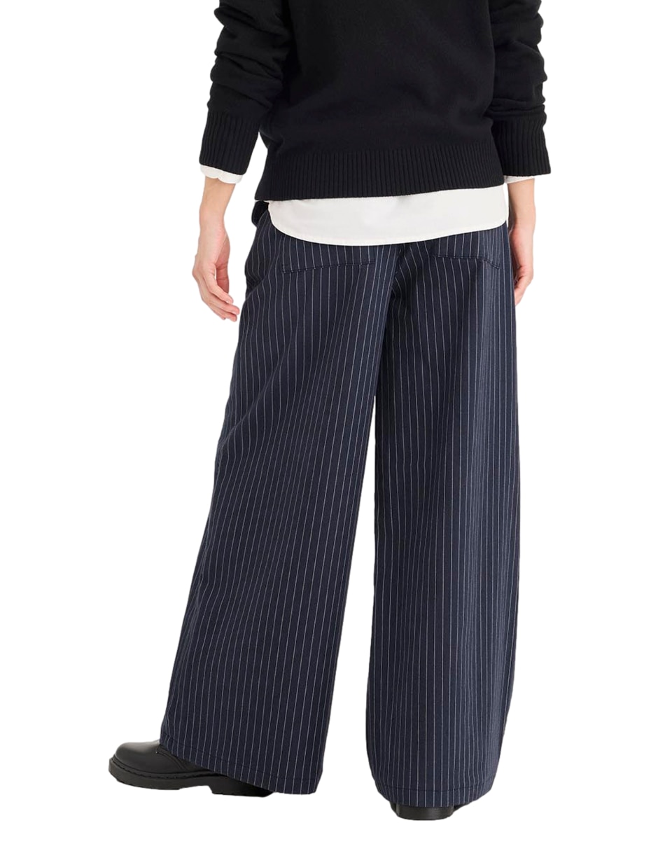 Pantalón plisado amplio para mujer 2