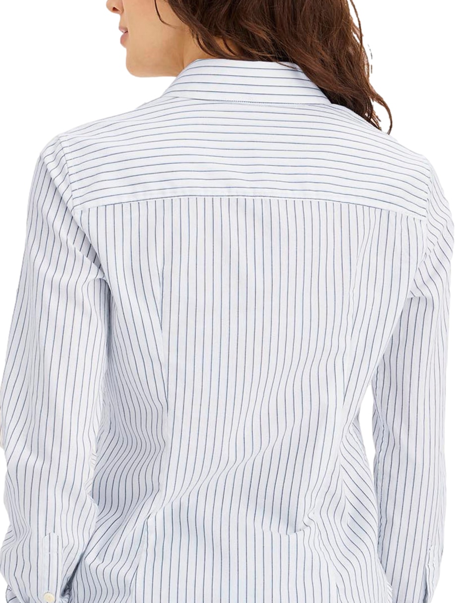 Blusa camisera manga larga para mujer 4