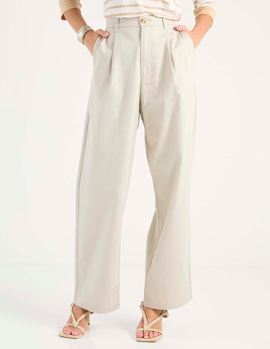 Pantalón chino regular para mujer 1