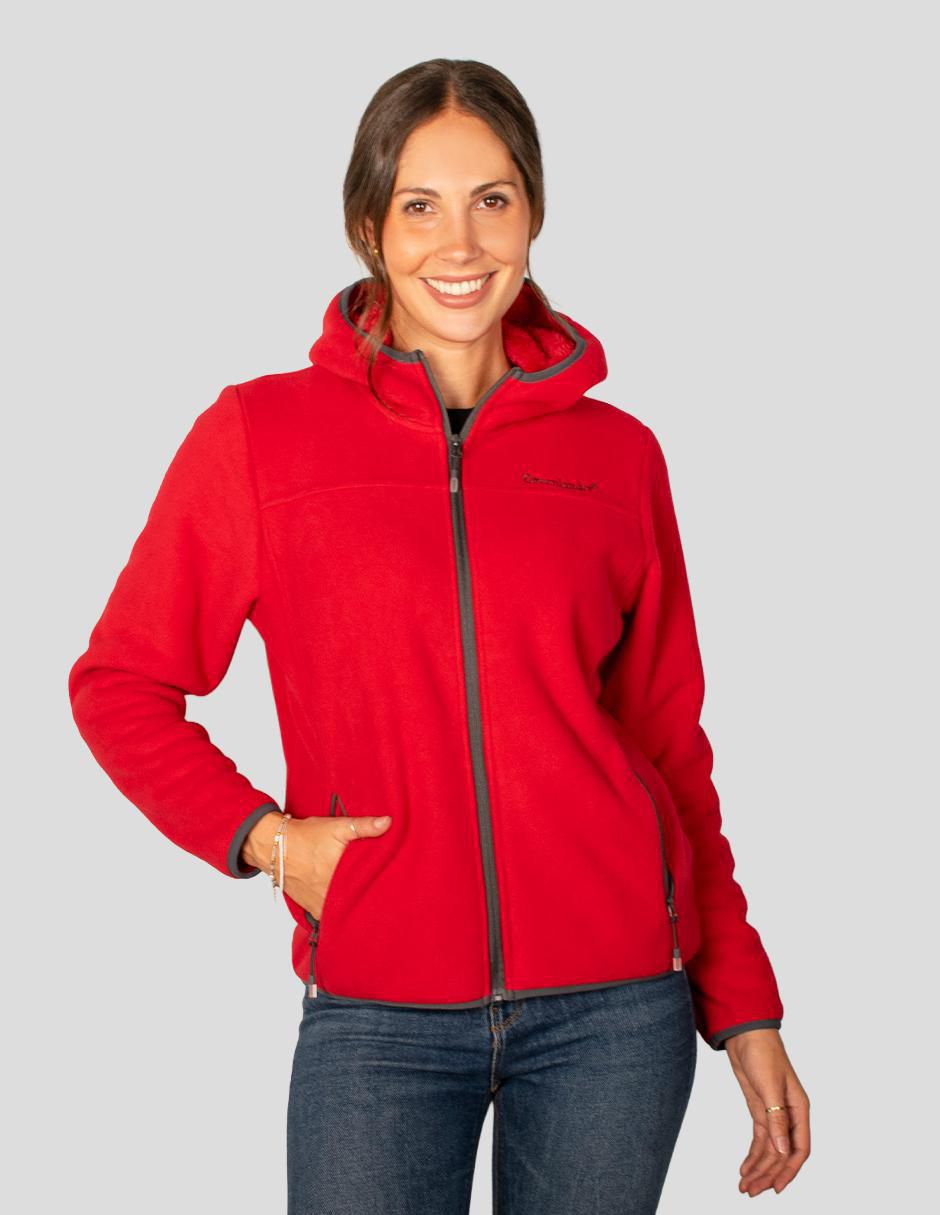 Sudadera con capucha y bolsa para mujer 1