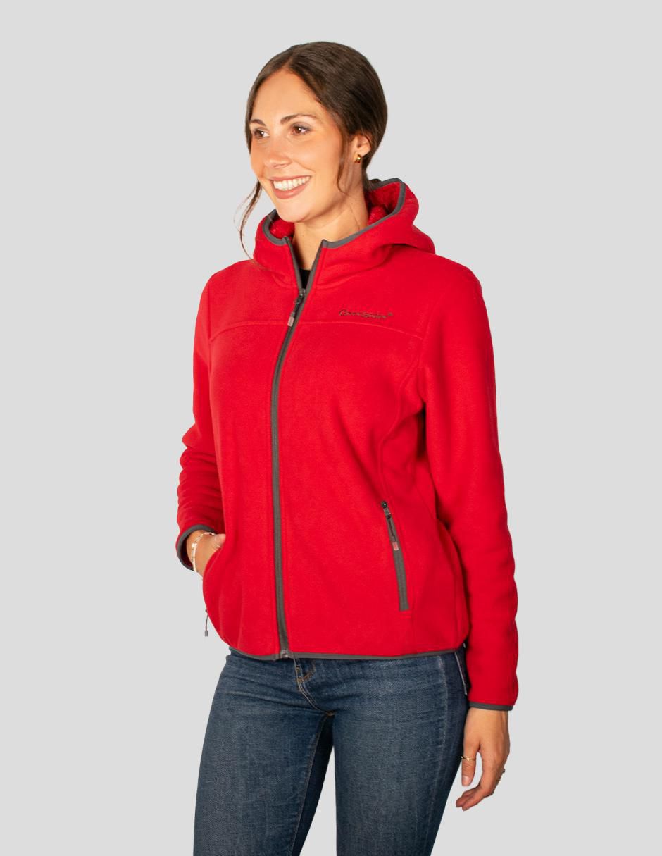 Sudadera con capucha y bolsa para mujer 4