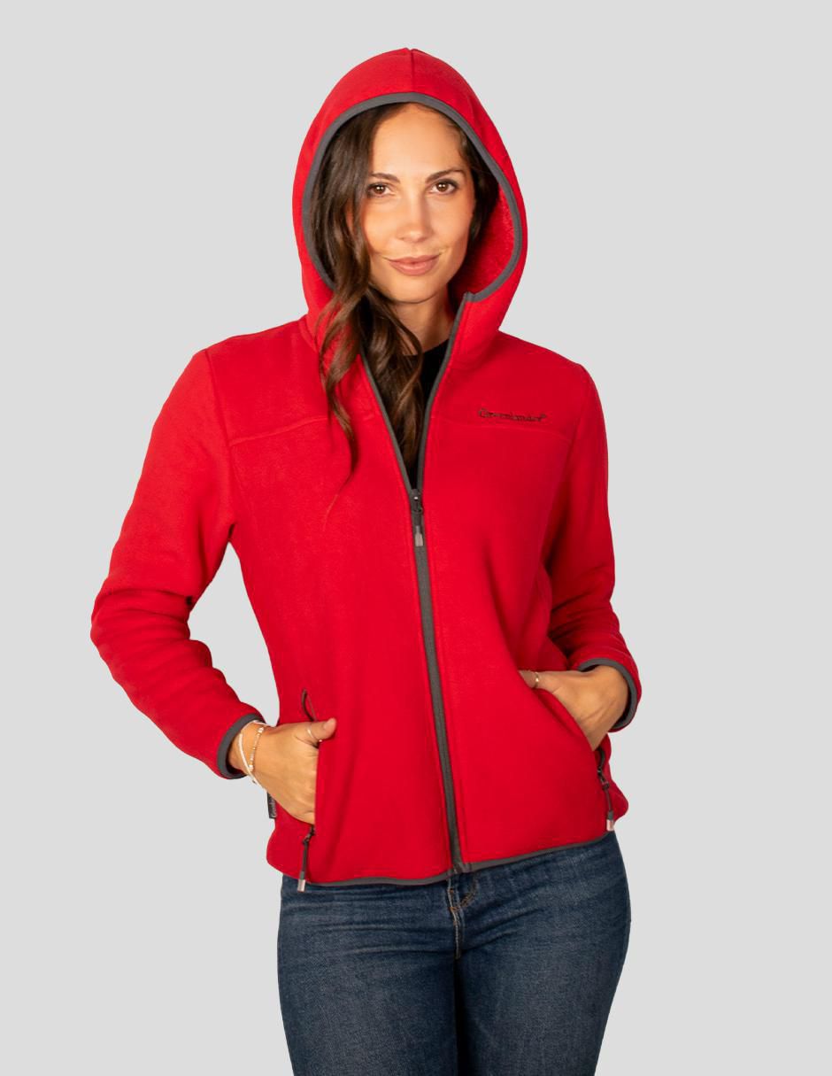 Sudadera con capucha y bolsa para mujer 5
