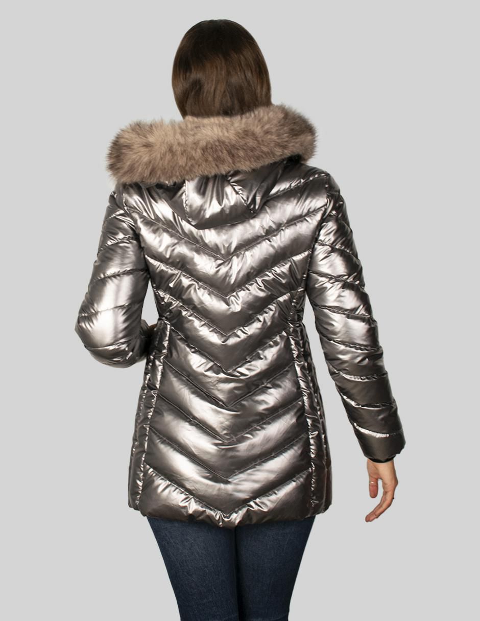 "chamarra" acolchada greenlander no impermeable "de" poliéster "para mujer"