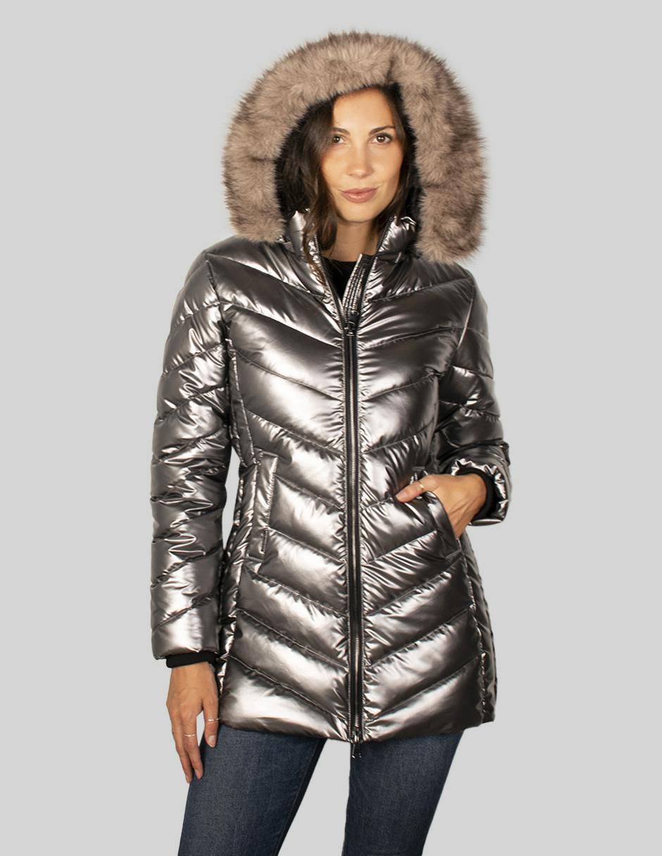 "chamarra" acolchada greenlander no impermeable "de" poliéster "para mujer"