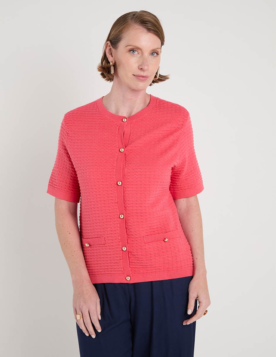 Blusa manga corta para mujer