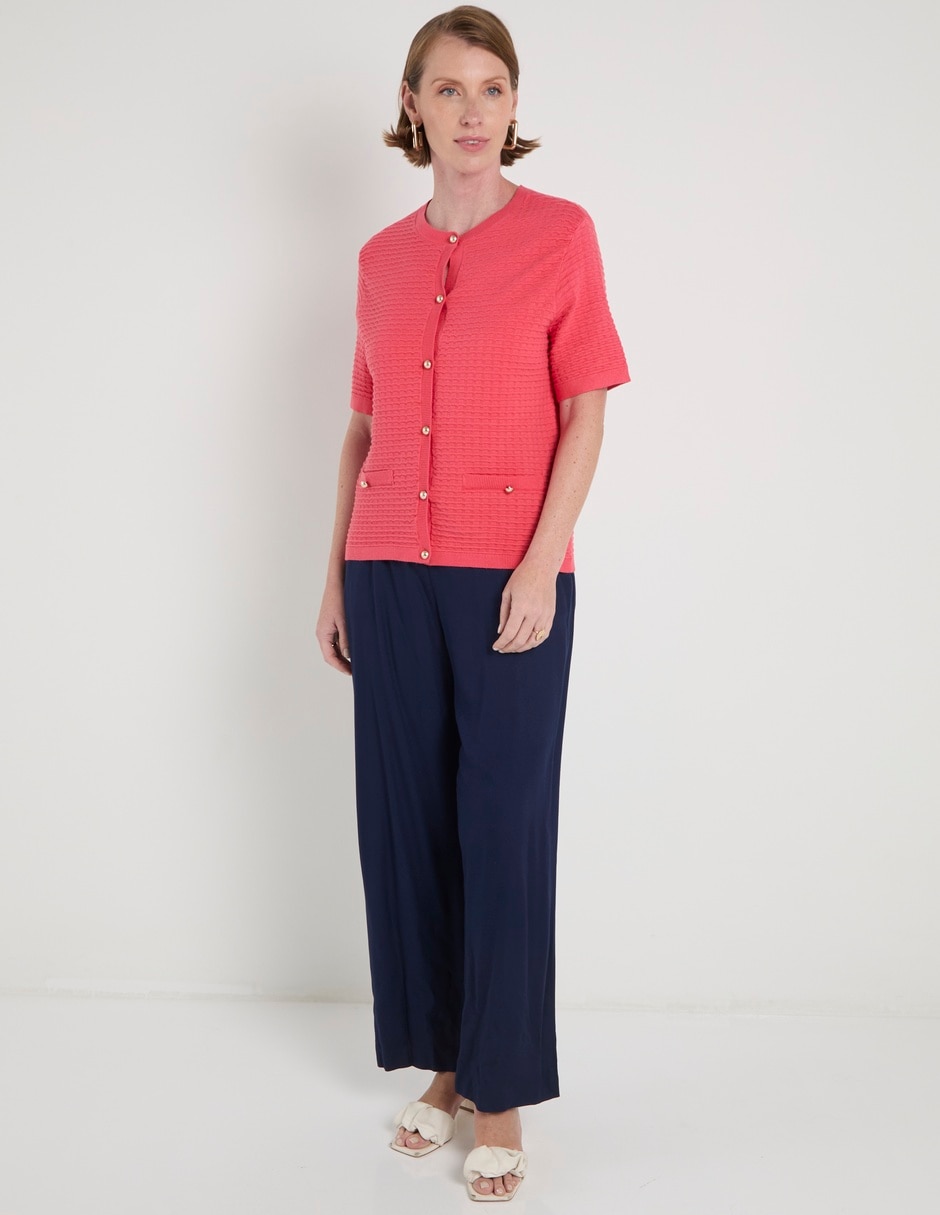 Blusa Lieb manga corta para mujer