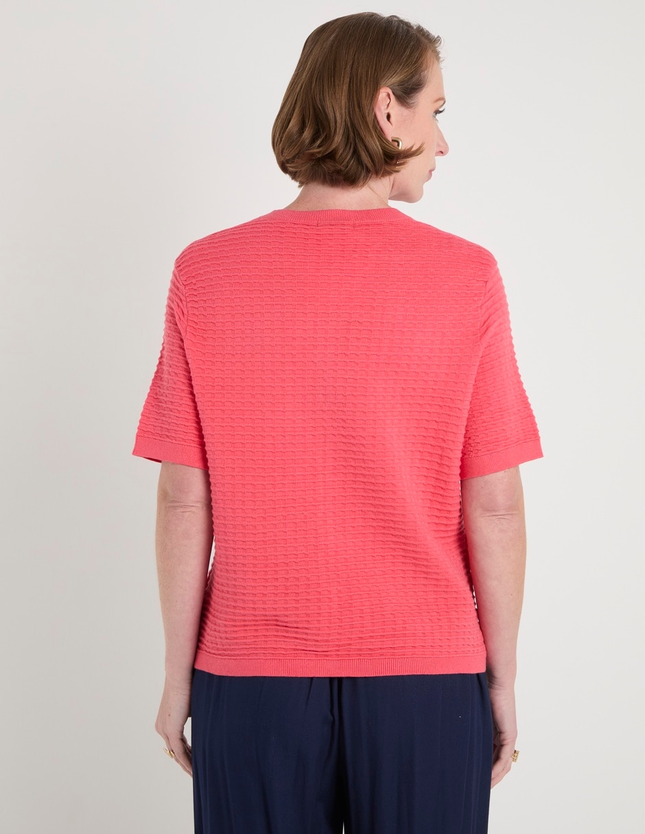 Blusa Lieb manga corta para mujer