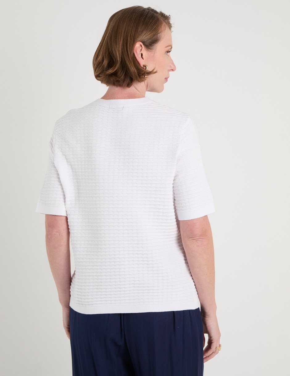 Blusa manga corta para mujer 6