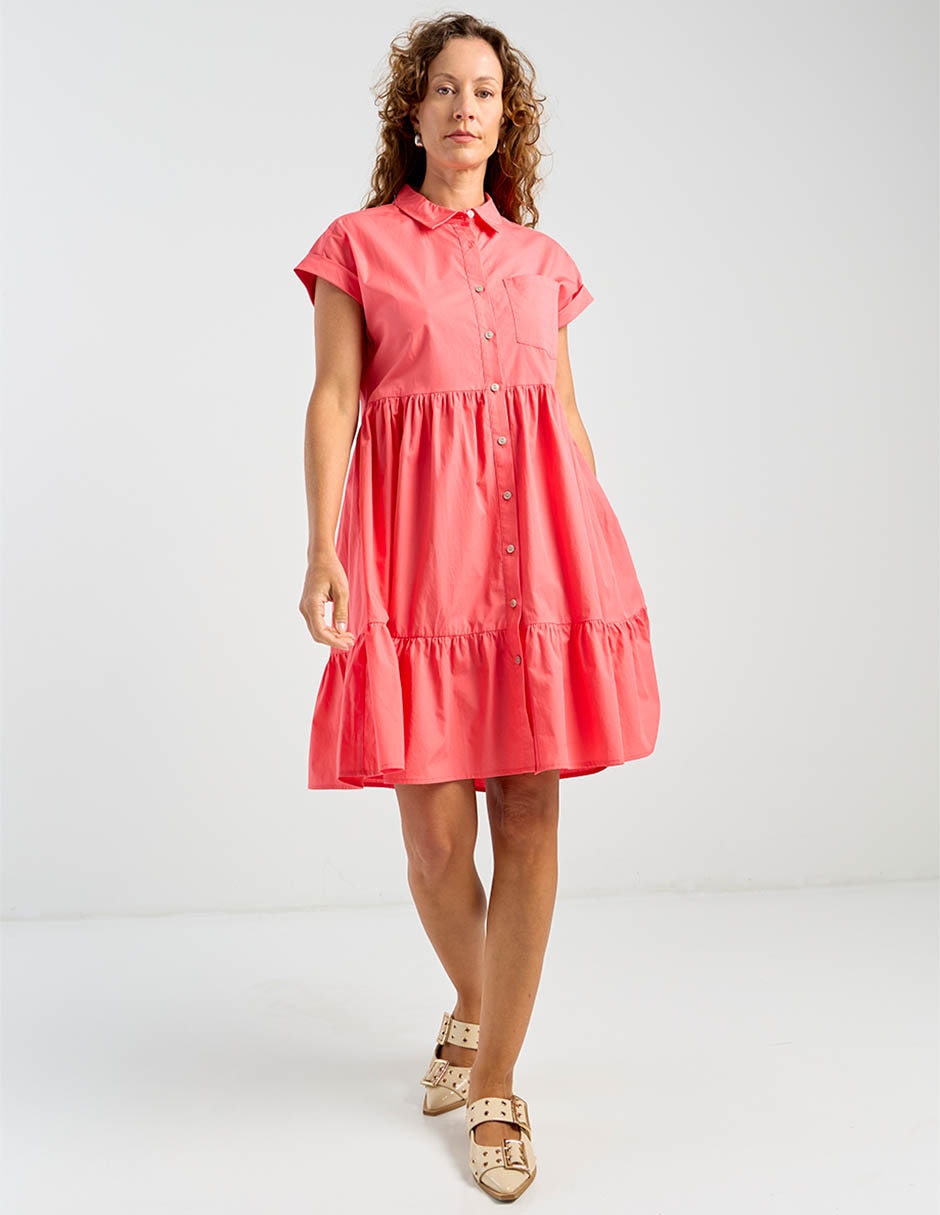 Vestido arriba de la rodilla casual para mujer 2