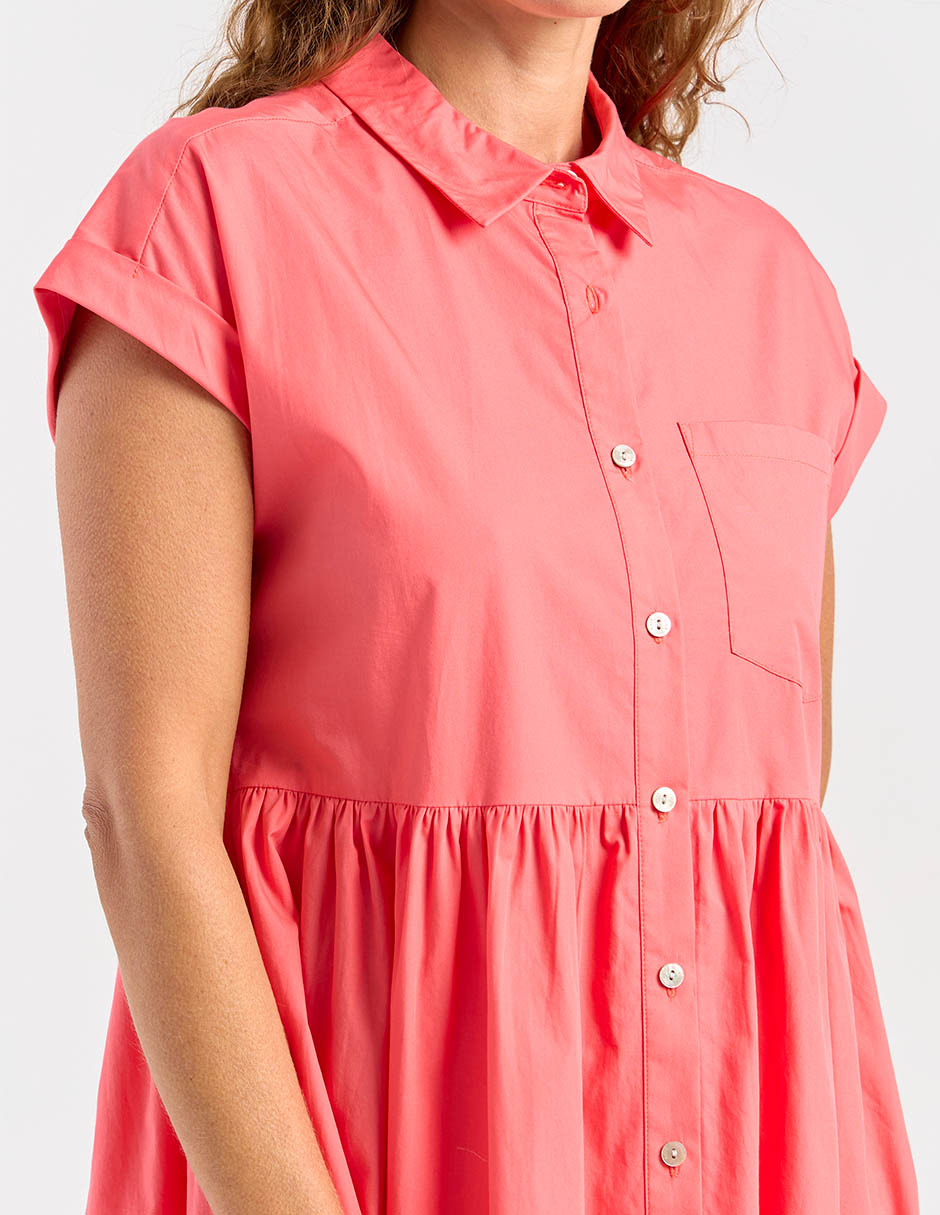 Vestido arriba de la rodilla casual para mujer 4