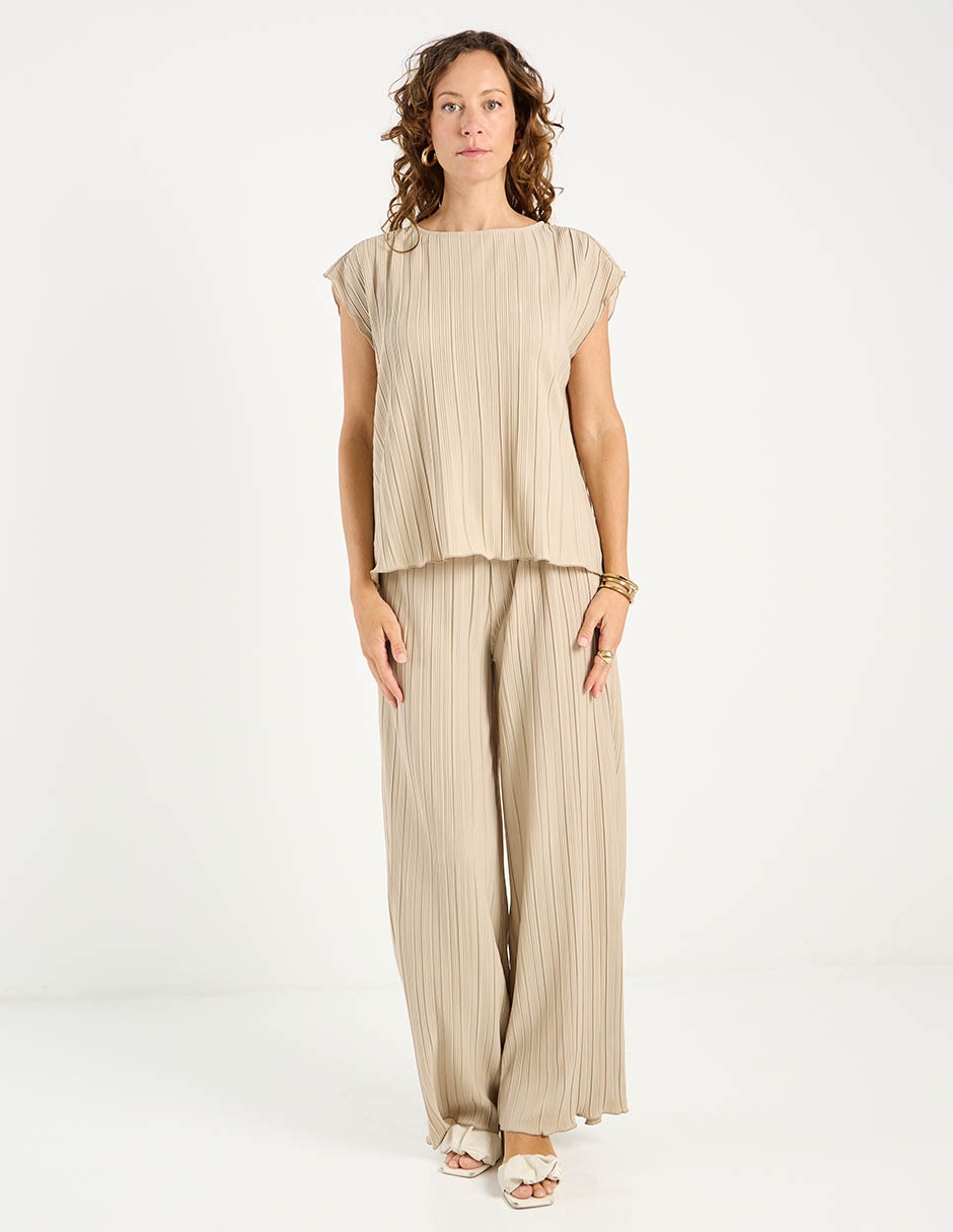 Pantalón relaxed lieb straight para mujer