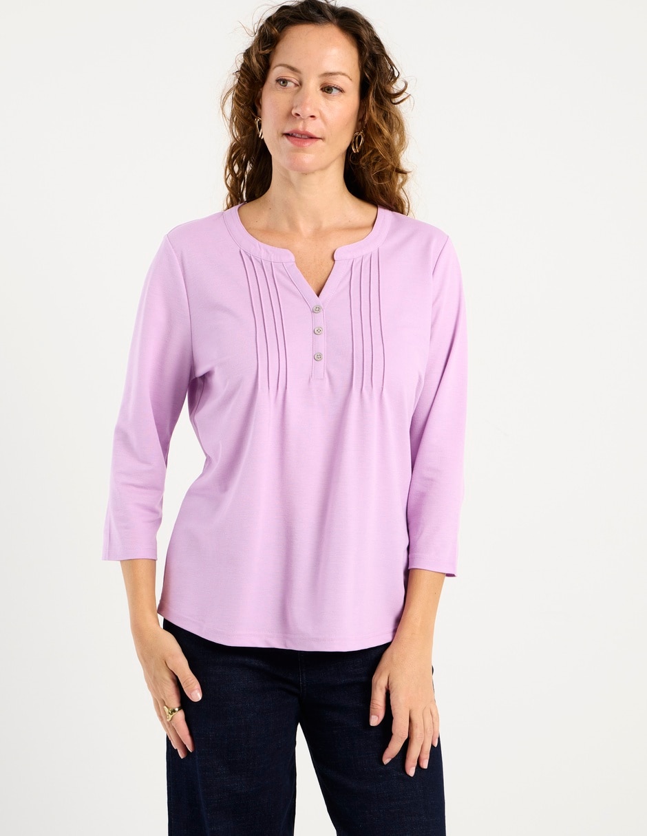 Blusa manga 3/4 para mujer