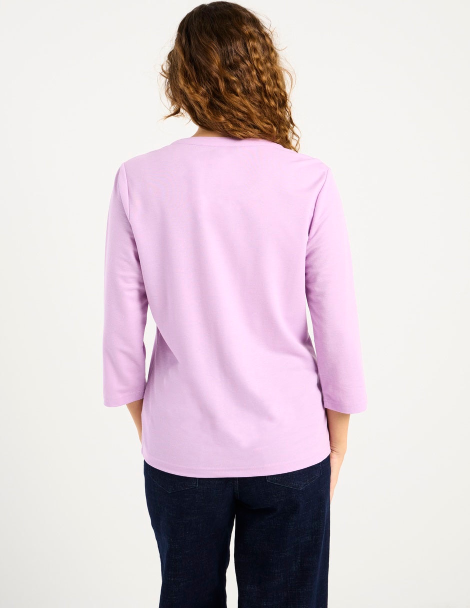 Blusa Lieb manga 3/4 para mujer