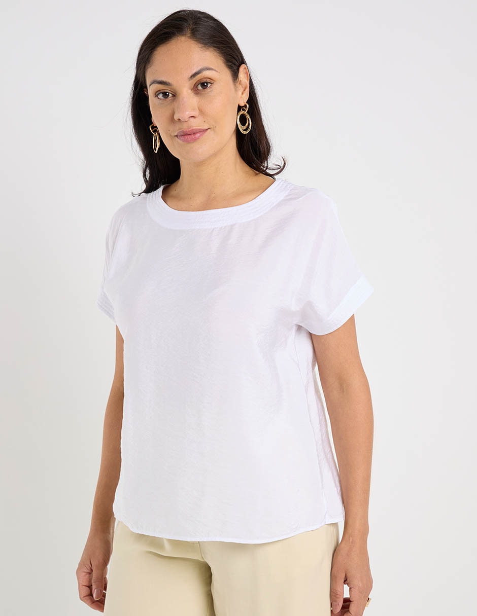Blusa Lieb manga corta para mujer