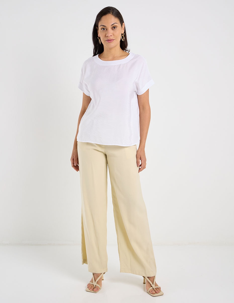 Blusa Lieb manga corta para mujer