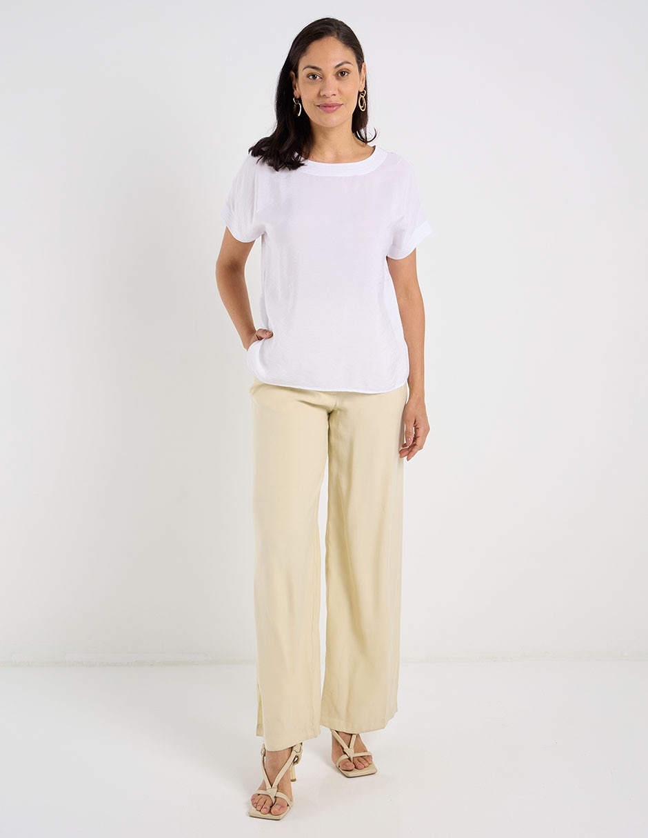 Blusa Lieb manga corta para mujer