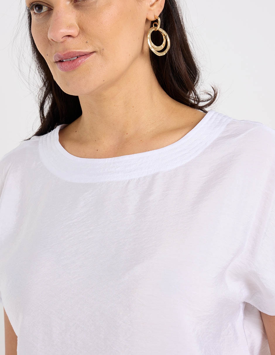 Blusa Lieb manga corta para mujer