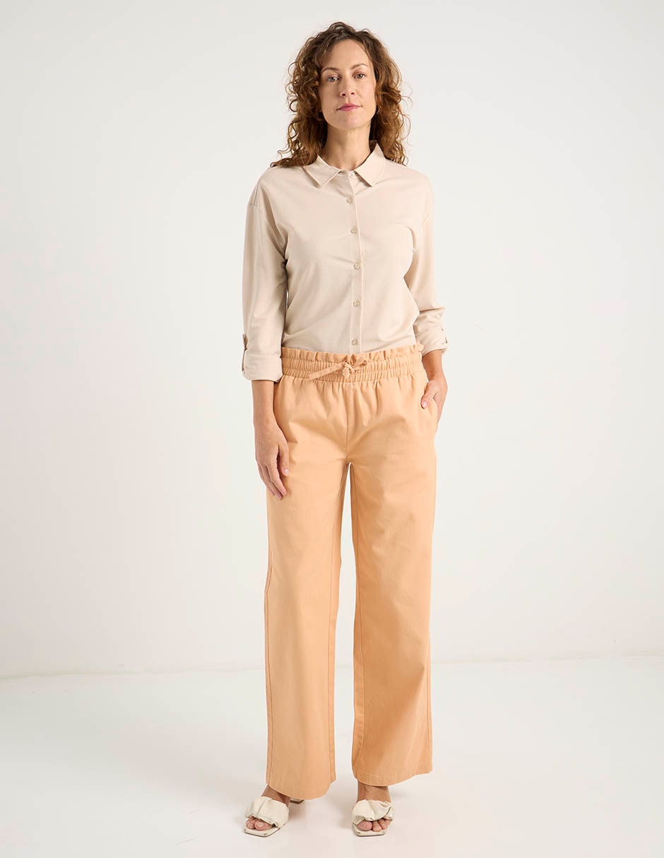 Blusa camisera Lieb manga larga para mujer