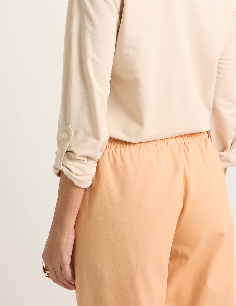 Blusa camisera Lieb manga larga para mujer