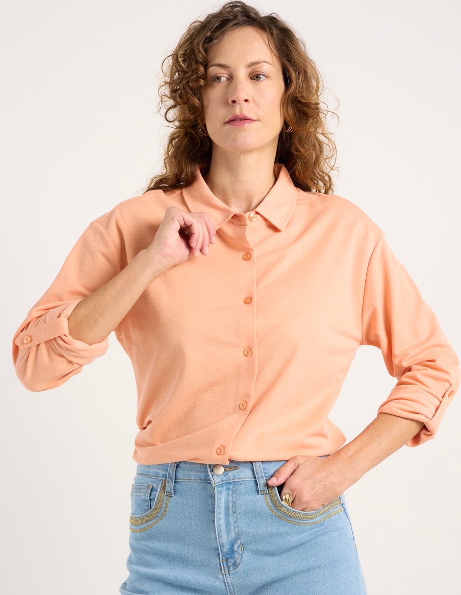 Blusa camisera Lieb manga larga para mujer 2