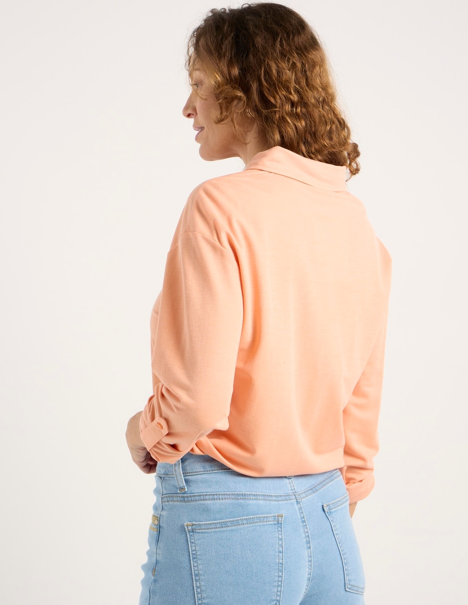 Blusa camisera Lieb manga larga para mujer 6